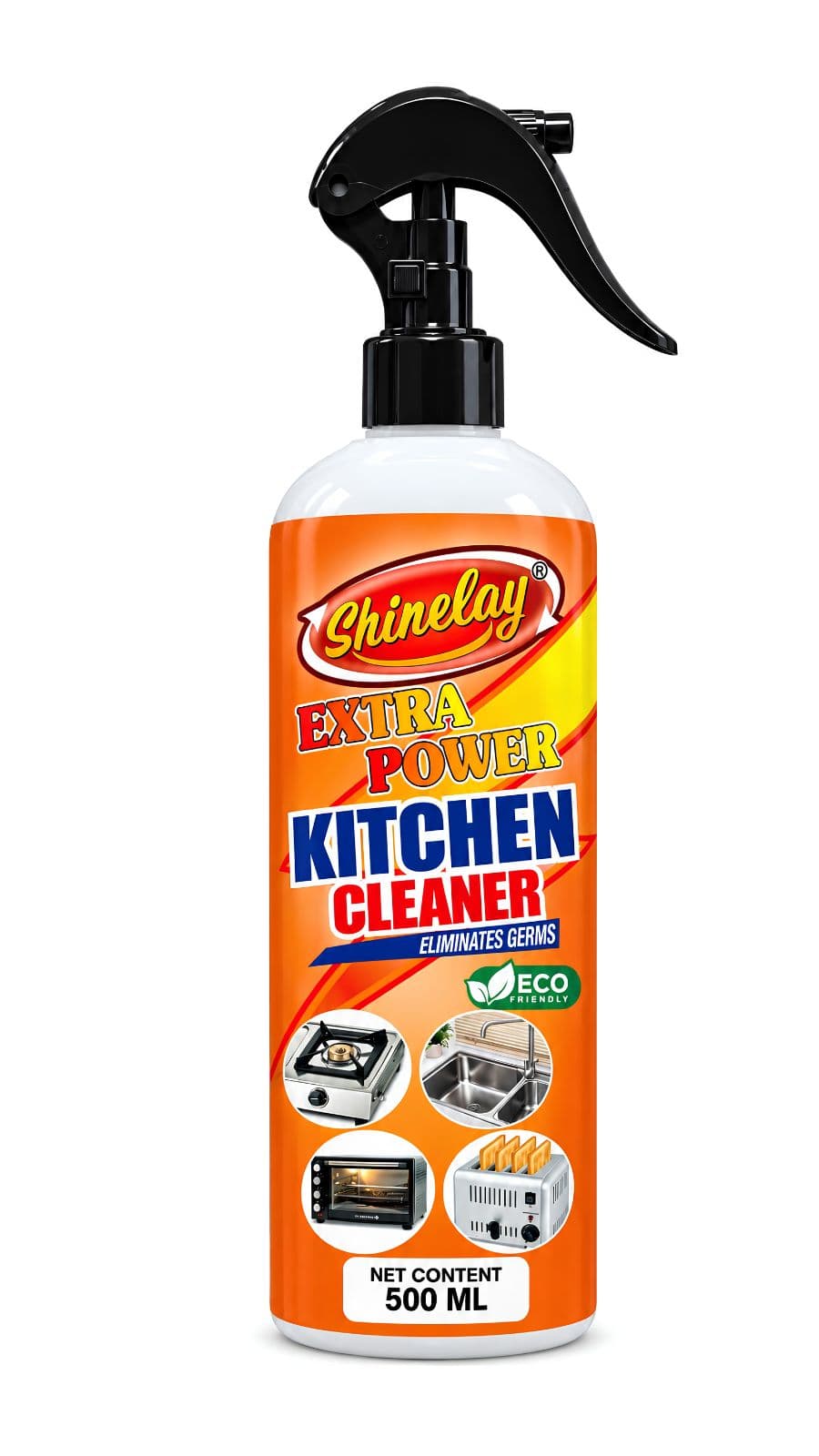 Extra Power Kitchen Cleaner Spray 500 ML | Removes Grease, Dirt & Stains | Multi-Surface Cleaner for Stoves, Chimneys, Countertops, Appliances & Cabinets