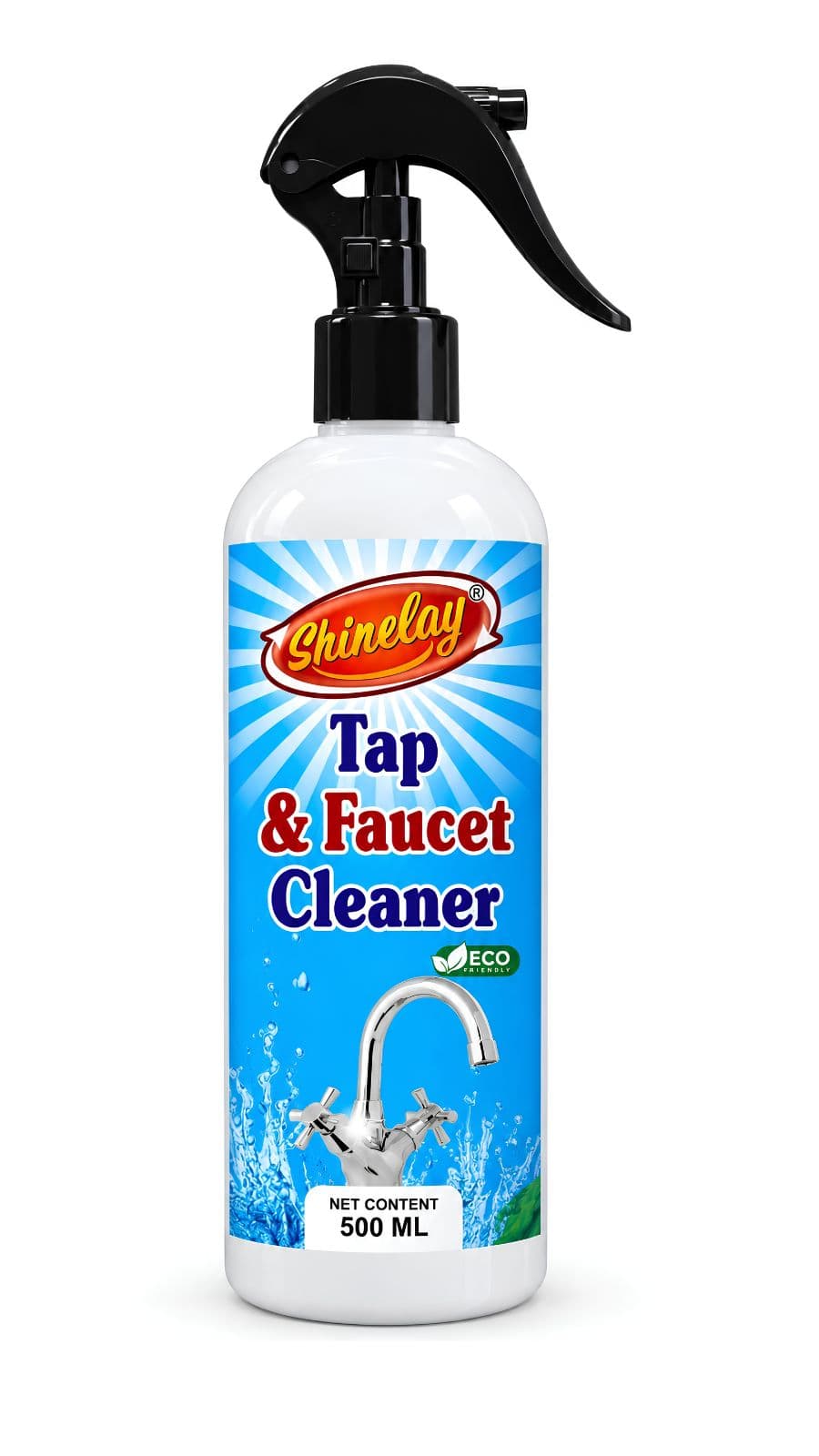 Tap & Faucet Cleaner 500 ML | Removes Water Marks, Hard Water Stains & Dirt | Cleaner for Bathroom & Kitchen Taps, Chrome, Steel & Metal Surfaces