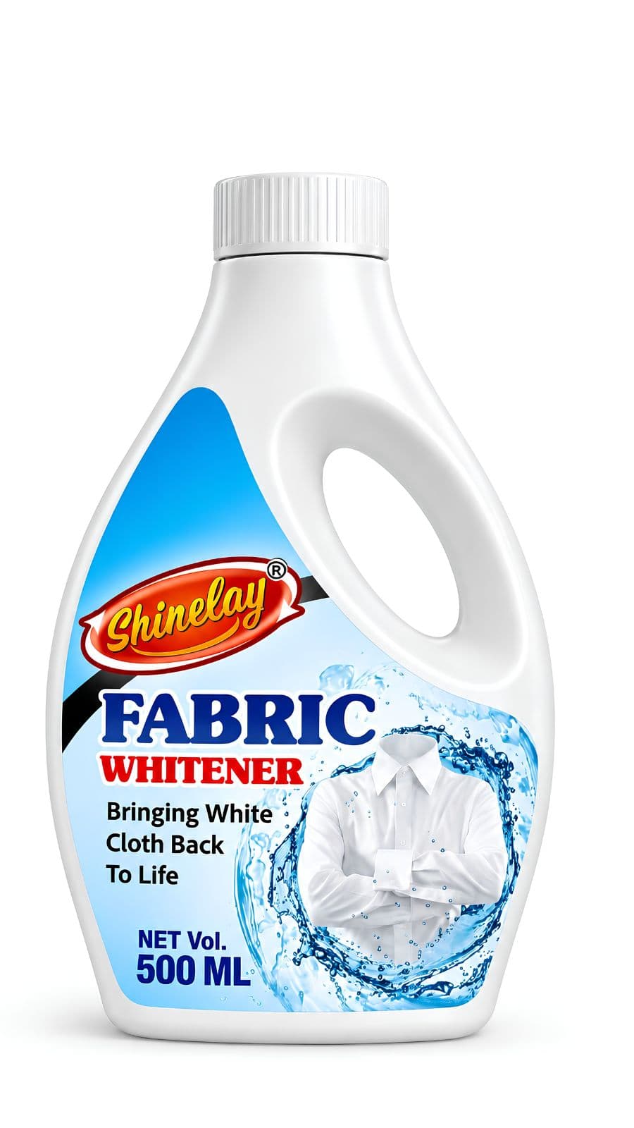 Fabric Whitener 500 ML | Powerful Laundry Whitener & Stain Remover | Removes Tough Stains & Dullness from White Clothes | Fabric Care Solution for Bright, Fresh-Looking Whites